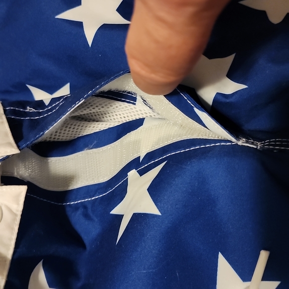 Mens Swim Trunk Board Shorts XL Brand New With Tag  Old Glory Stars & Stripes - Picture 4 of 9